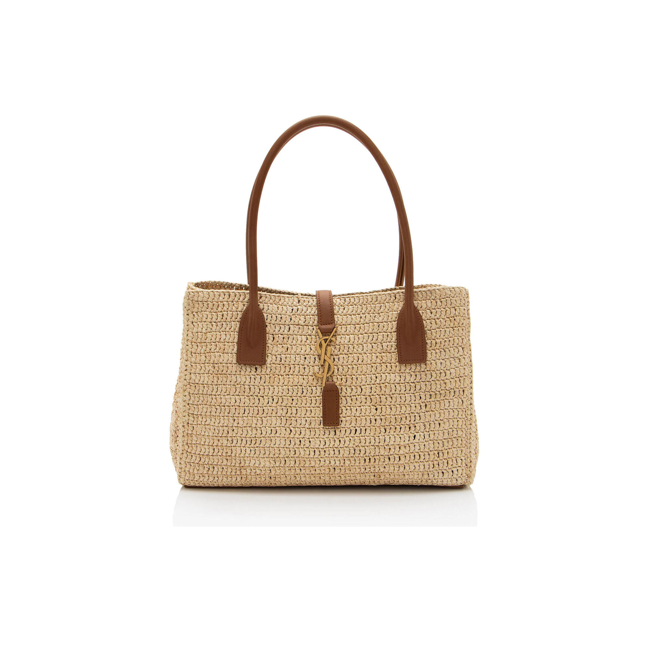 Y51 RAFFIA PANIER RECTANGLE TOTE 92886994 (29*21*9cm) Master Quality